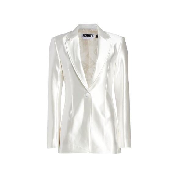 NWT Rotate Annette White blazer Bridal Wedding Chic US 6 - Picture 1 of 6